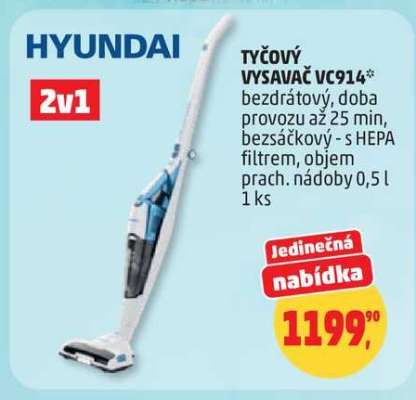 HYUNDAI Tyčový vysavač VC914
