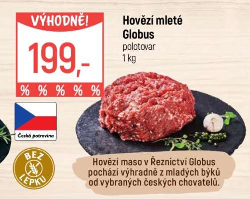 Hovězí mleté Globus