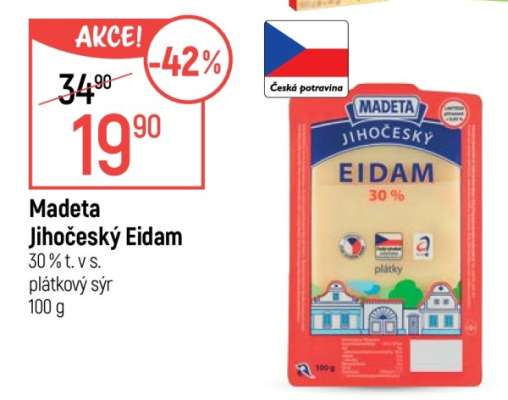Madeta Jihočeský eidam