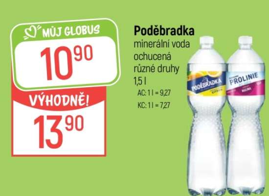 Poděbradka minerální voda