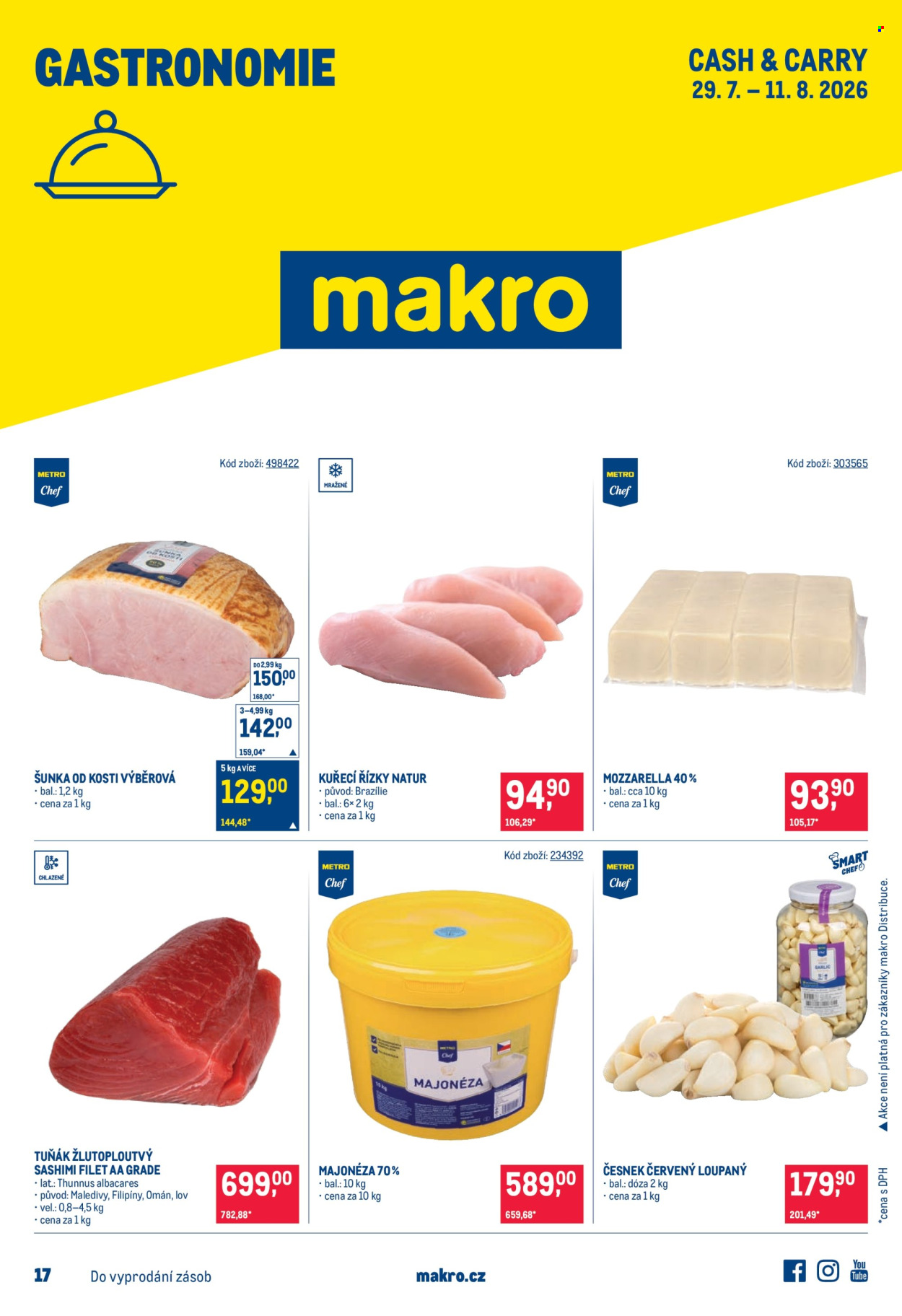 Leták MAKRO - 29.7.2026 - 11.8.2026. Strana 1