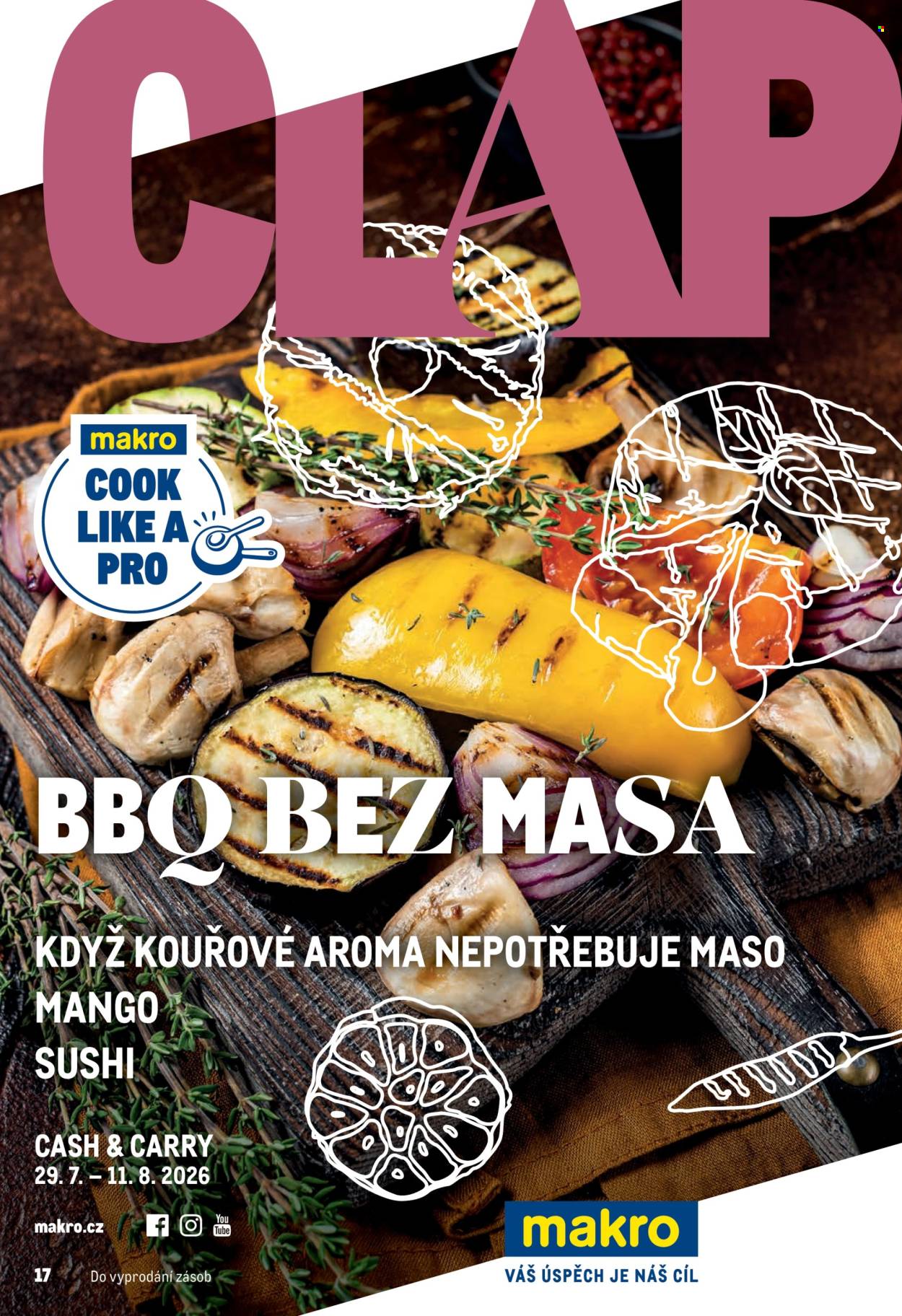 Leták MAKRO - 29.7.2026 - 11.8.2026. Strana 1