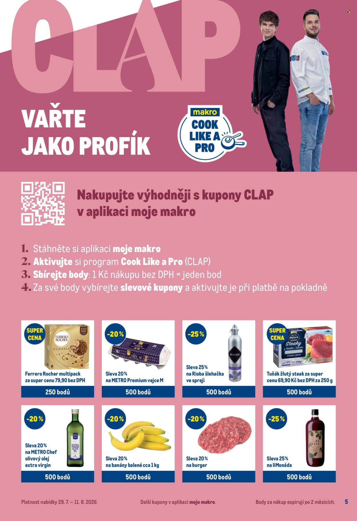 Leták MAKRO - 29.7.2026 - 11.8.2026. Strana 5