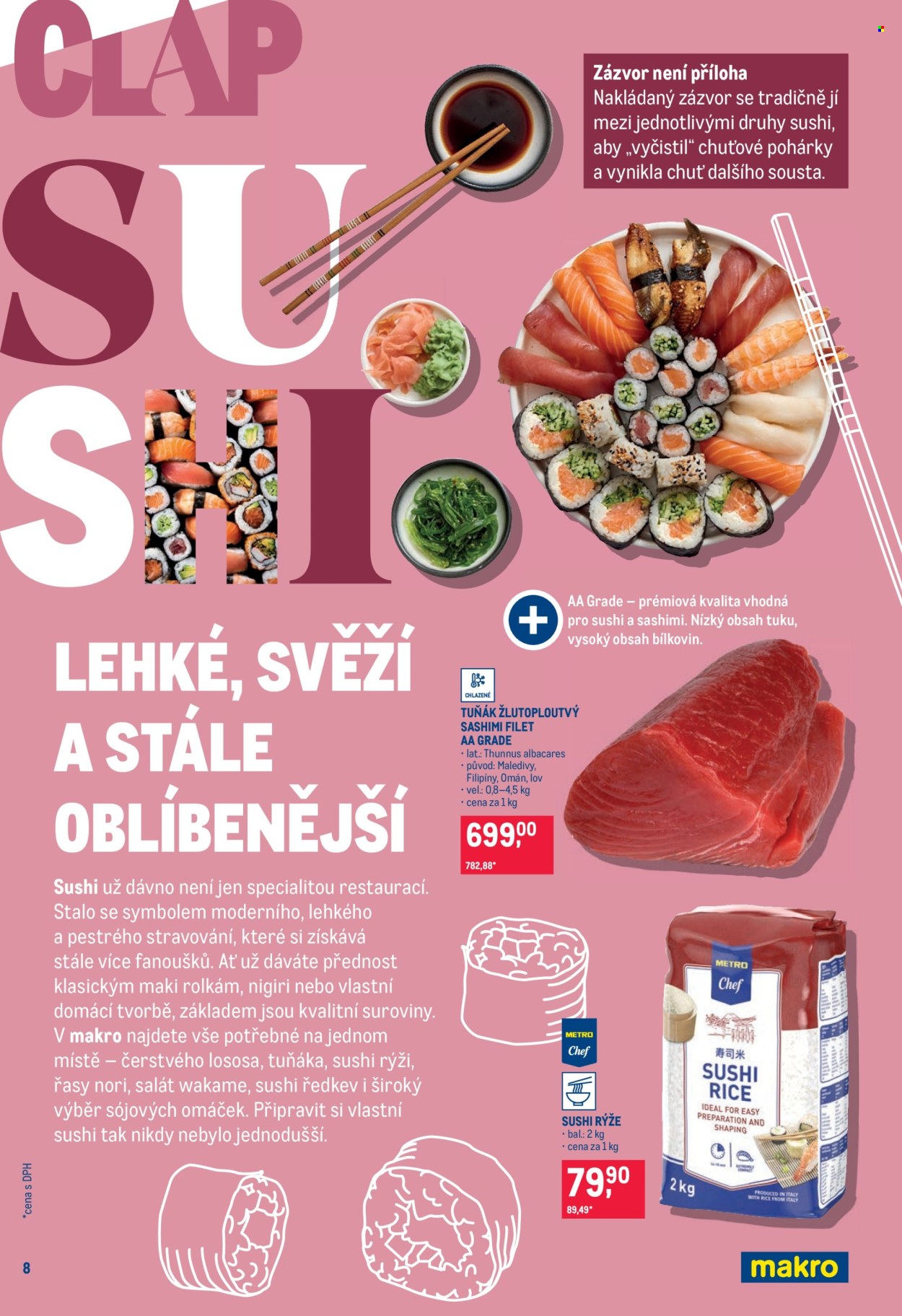Leták MAKRO - 29.7.2026 - 11.8.2026. Strana 8