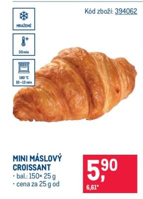 MINI MÁSLOVÝ CROISSANT