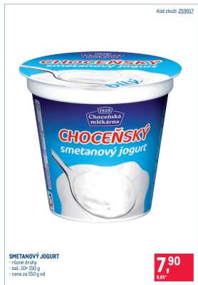 Smetanový jogurt