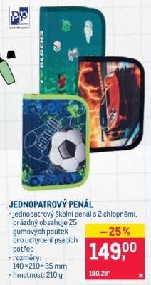Jednopatrový penál