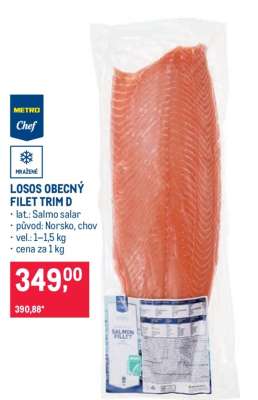 Losos obecný filet trim D