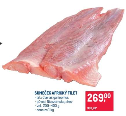 Sumeček africký filet