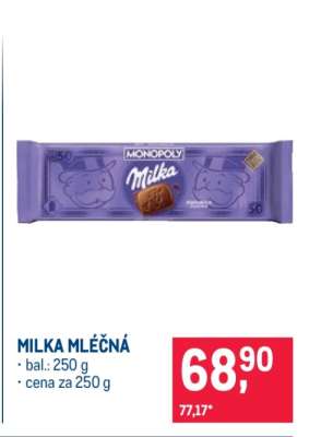 Milka mléčná