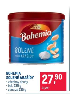 BOHEMIA SOLENÉ ARAŠÍDY