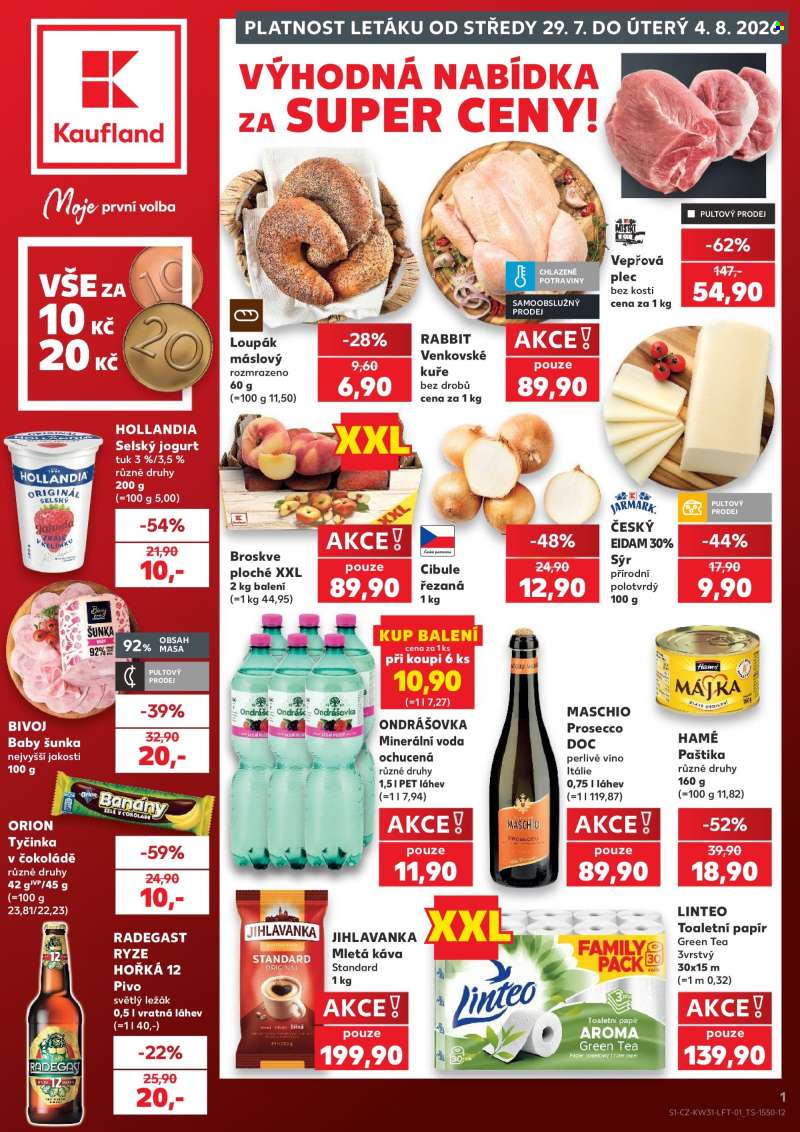 Leták Kaufland - 29.7.2026 - 4.8.2026.