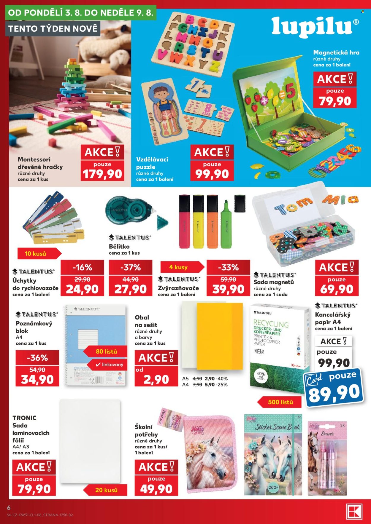 Leták Kaufland - 29.7.2026 - 4.8.2026. Strana 6