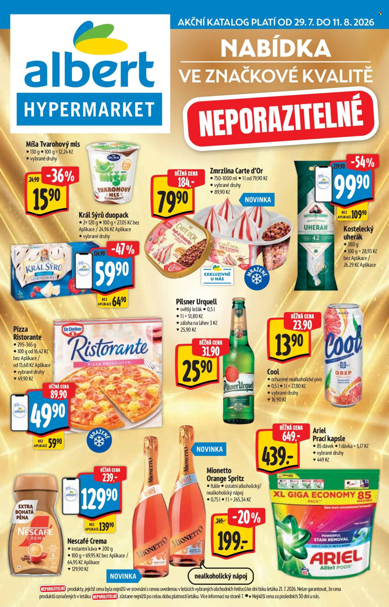 Leták Albert Hypermarket - 29.7.2026 - 11.8.2026. Strana 1