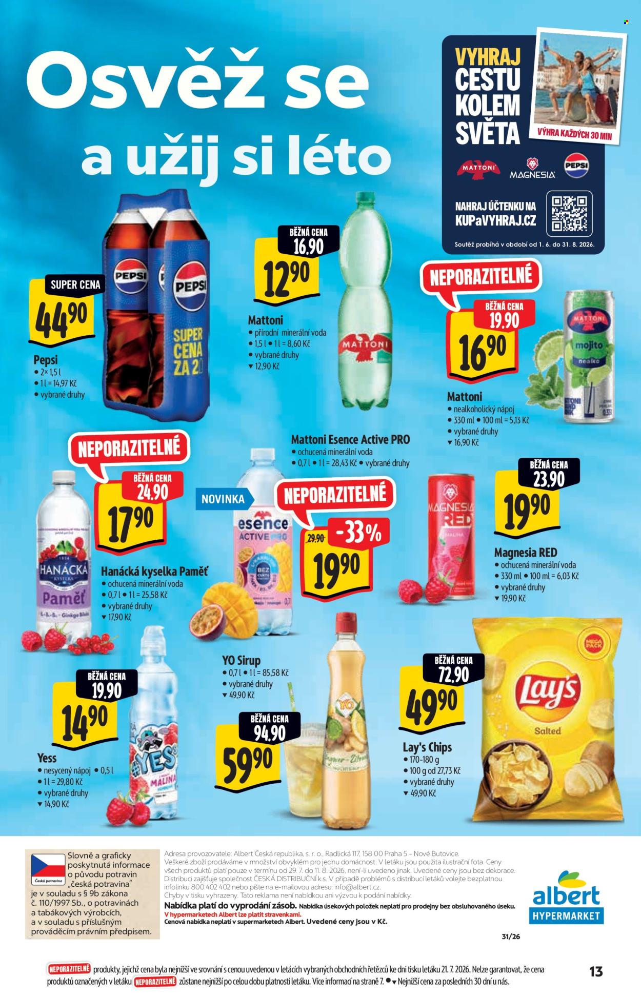 Leták Albert Hypermarket - 29.7.2026 - 11.8.2026. Strana 13