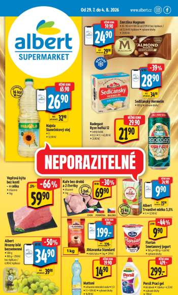 Leták Albert Supermarket - 29.7.2026 - 4.8.2026.