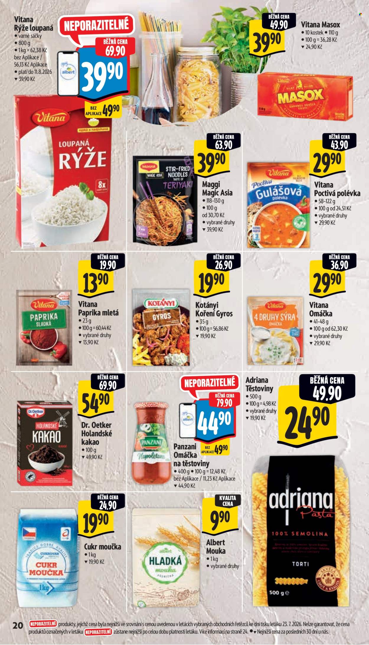 Leták Albert Supermarket - 29.7.2026 - 4.8.2026. Strana 30