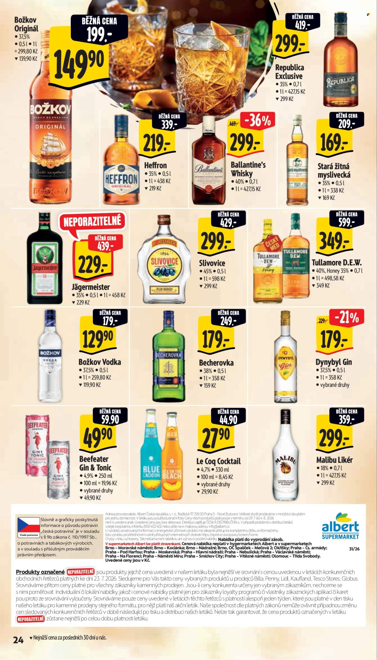 Leták Albert Supermarket - 29.7.2026 - 4.8.2026. Strana 34