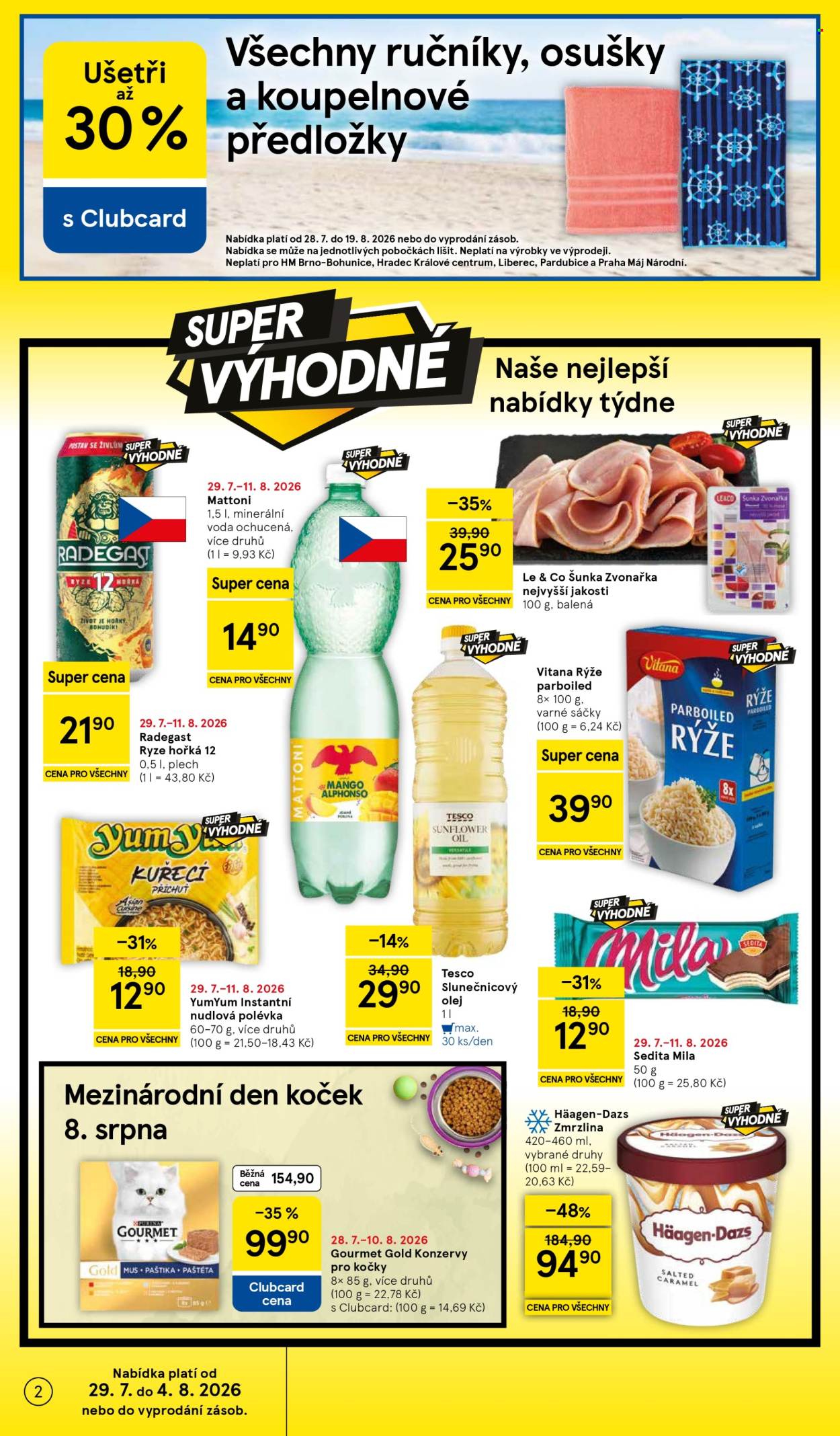 Leták TESCO - 29.7.2026 - 4.8.2026. Strana 2