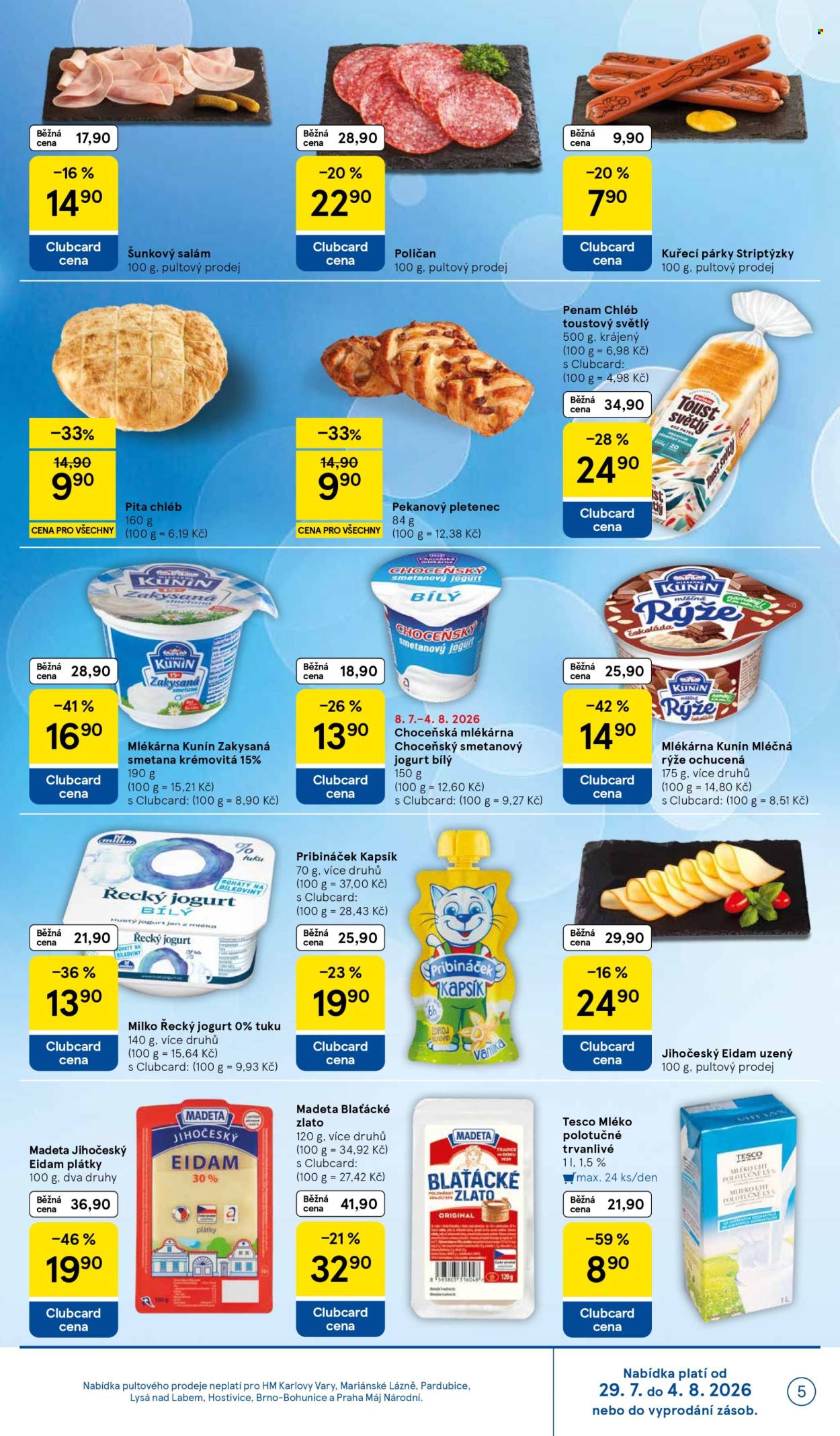 Leták TESCO - 29.7.2026 - 4.8.2026. Strana 5
