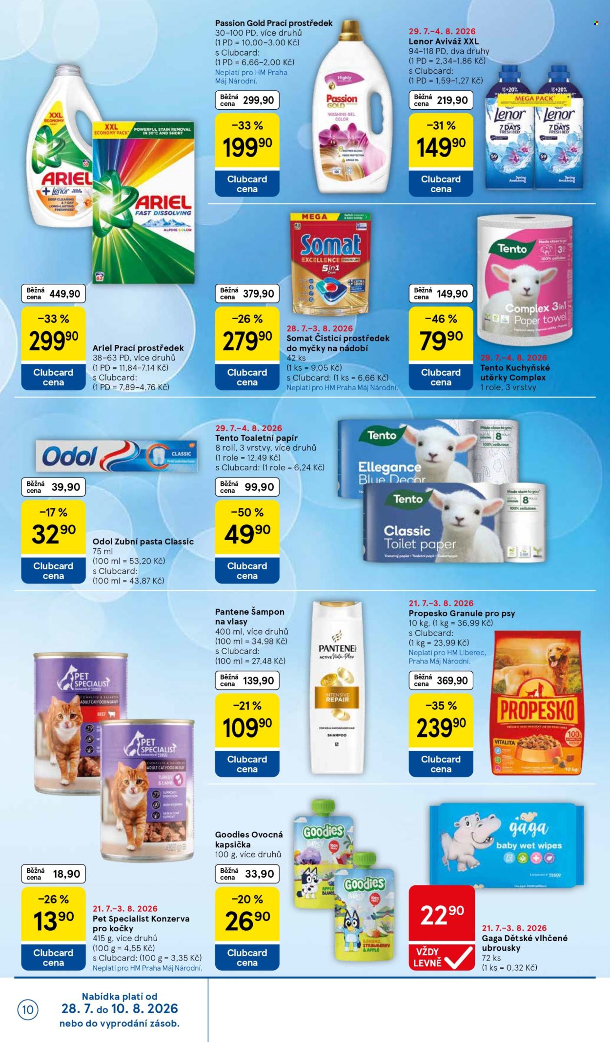 Leták TESCO - 29.7.2026 - 4.8.2026. Strana 10