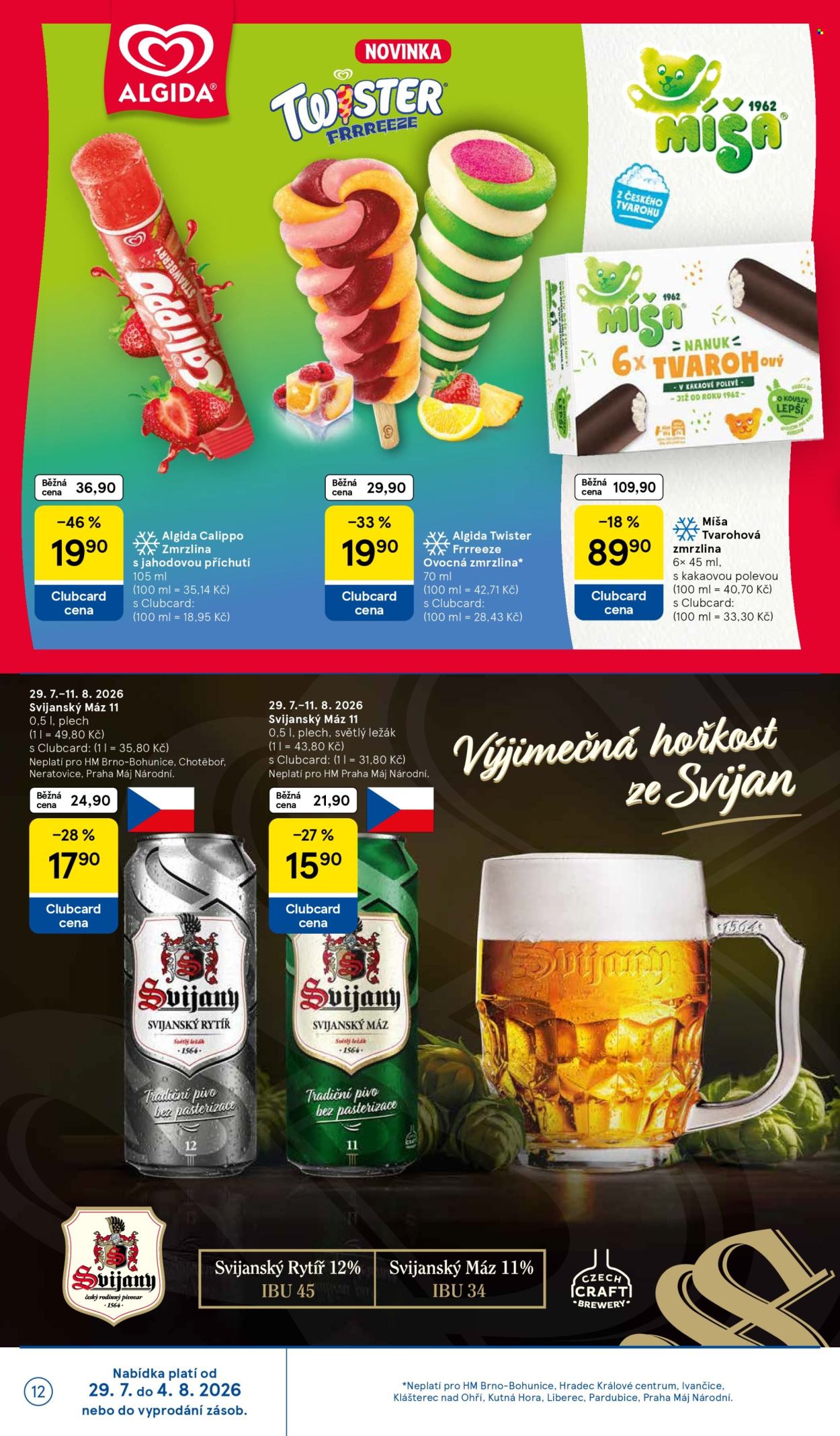 Leták TESCO - 29.7.2026 - 4.8.2026. Strana 12