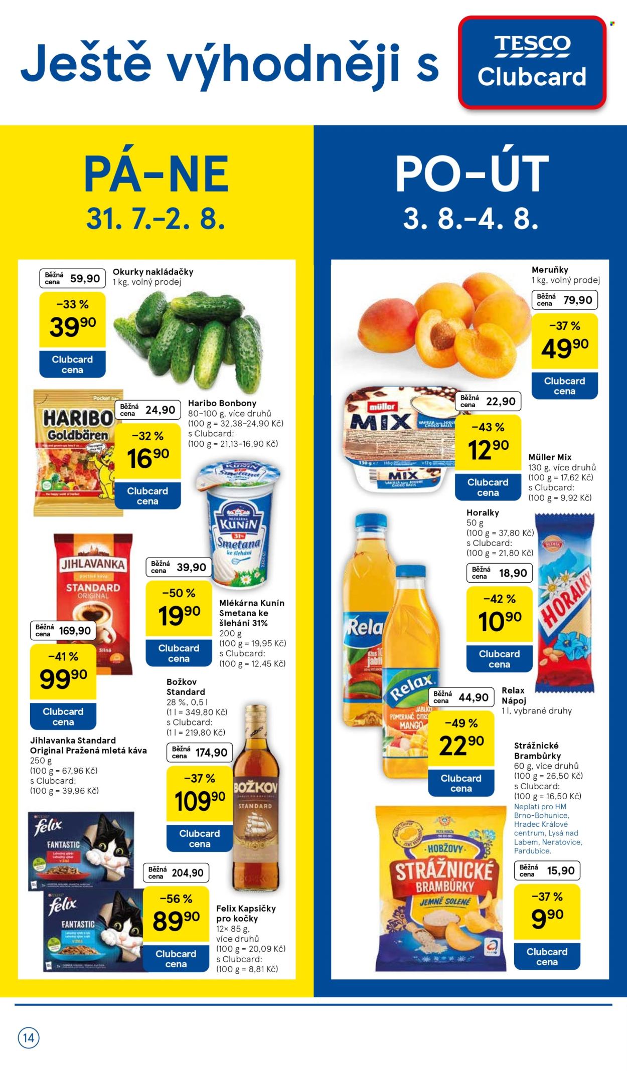 Leták TESCO - 29.7.2026 - 4.8.2026. Strana 14