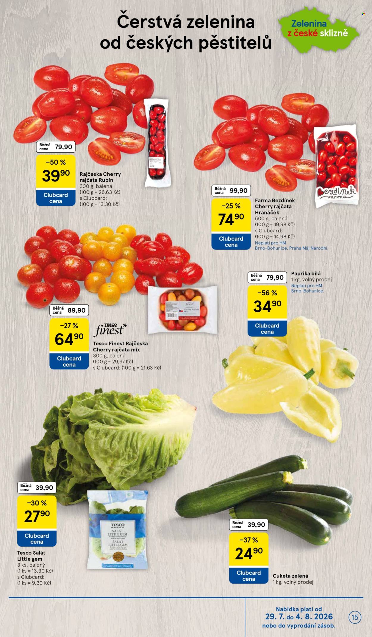 Leták TESCO - 29.7.2026 - 4.8.2026. Strana 15