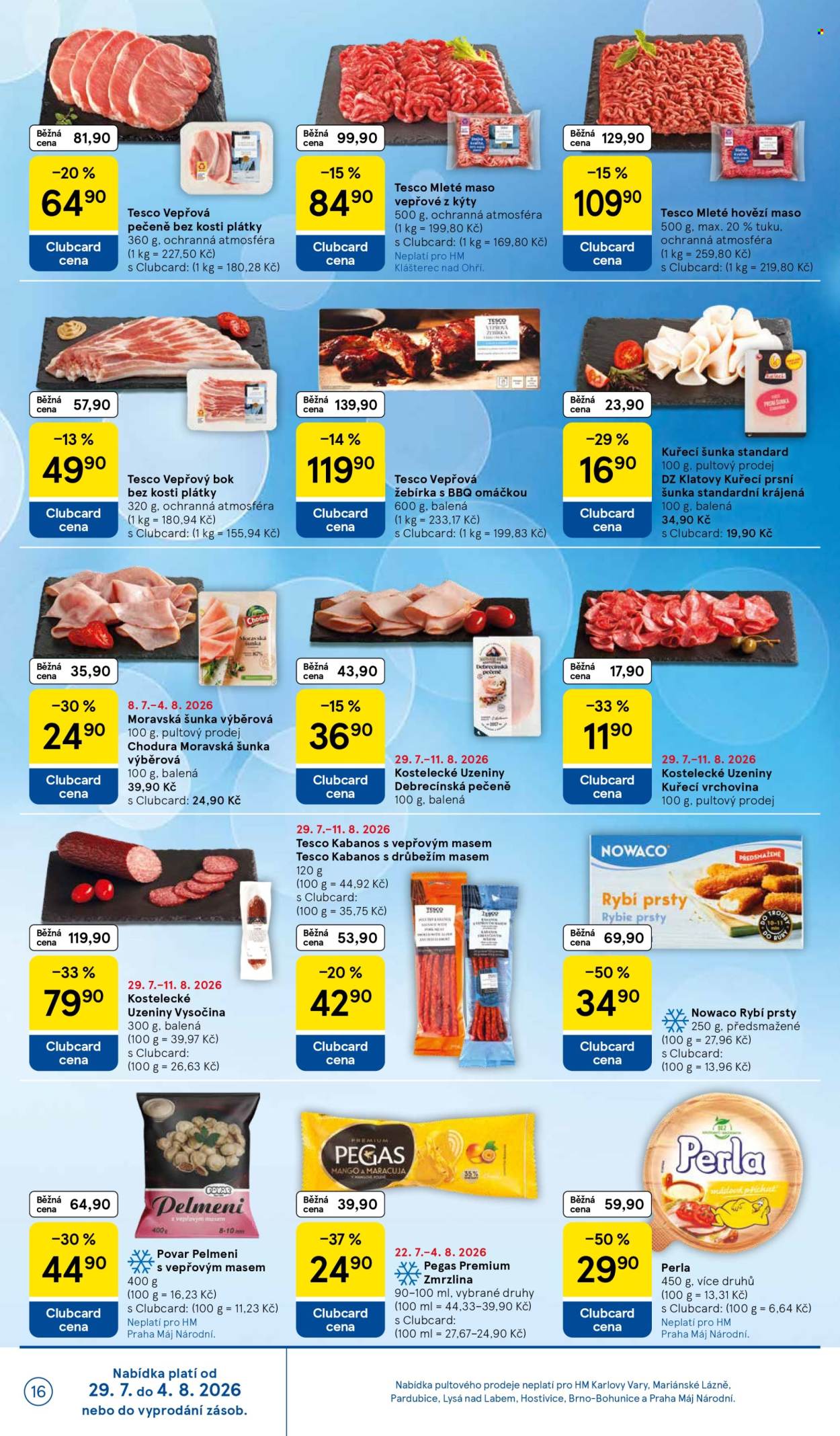 Leták TESCO - 29.7.2026 - 4.8.2026. Strana 16