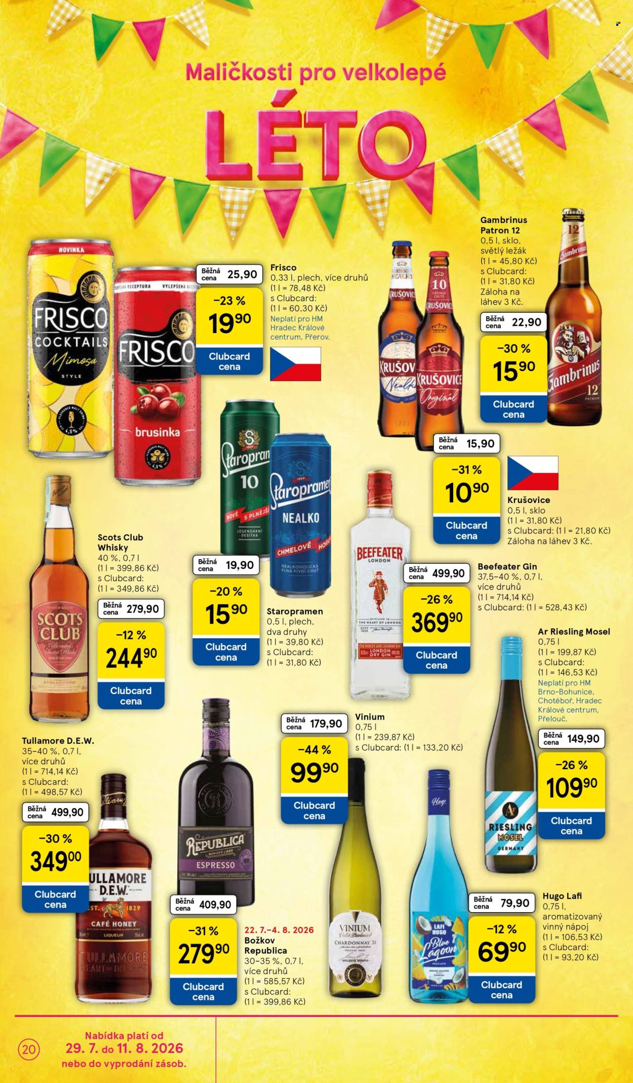 Leták TESCO - 29.7.2026 - 4.8.2026. Strana 20