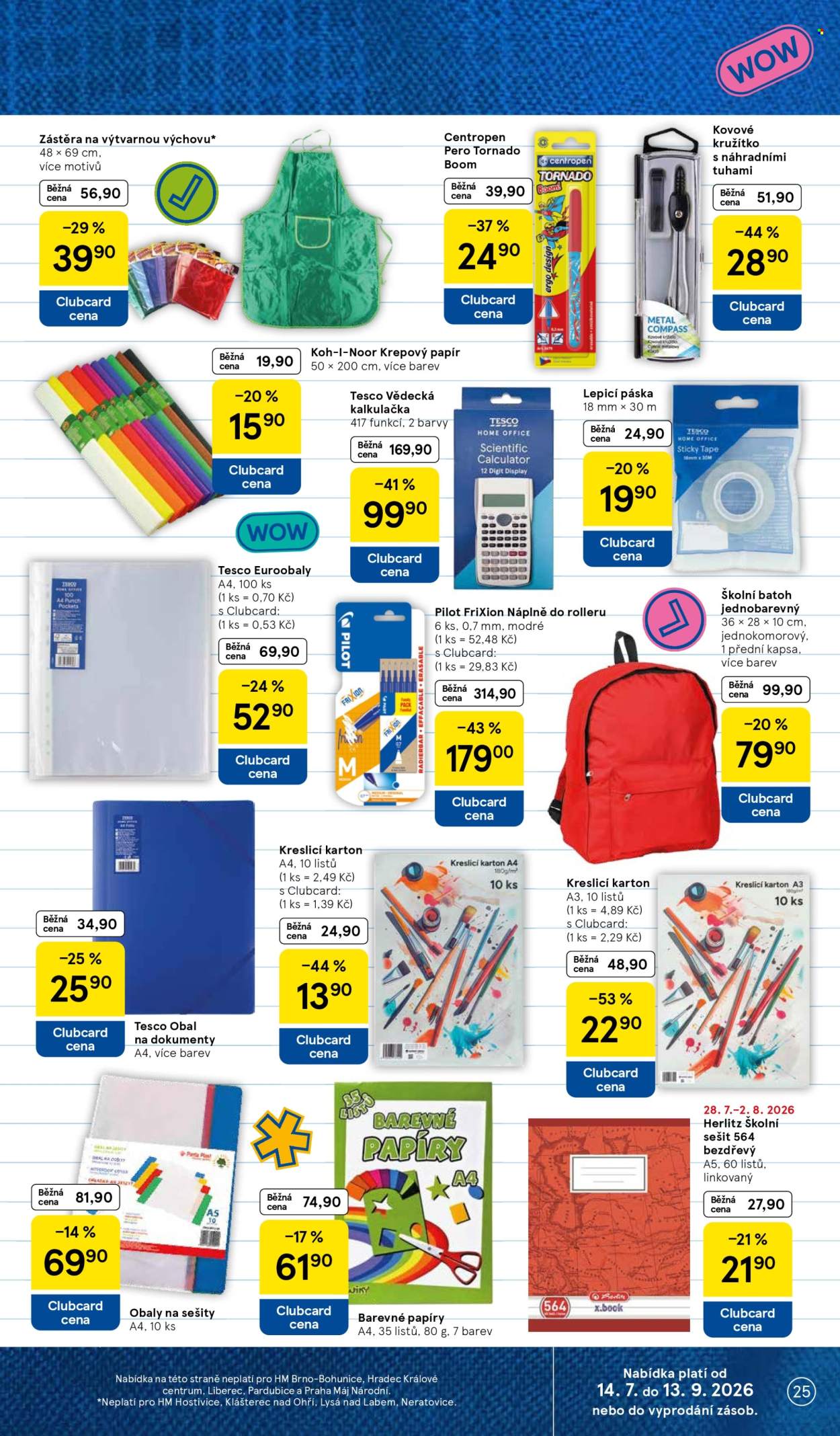 Leták TESCO - 29.7.2026 - 4.8.2026. Strana 25