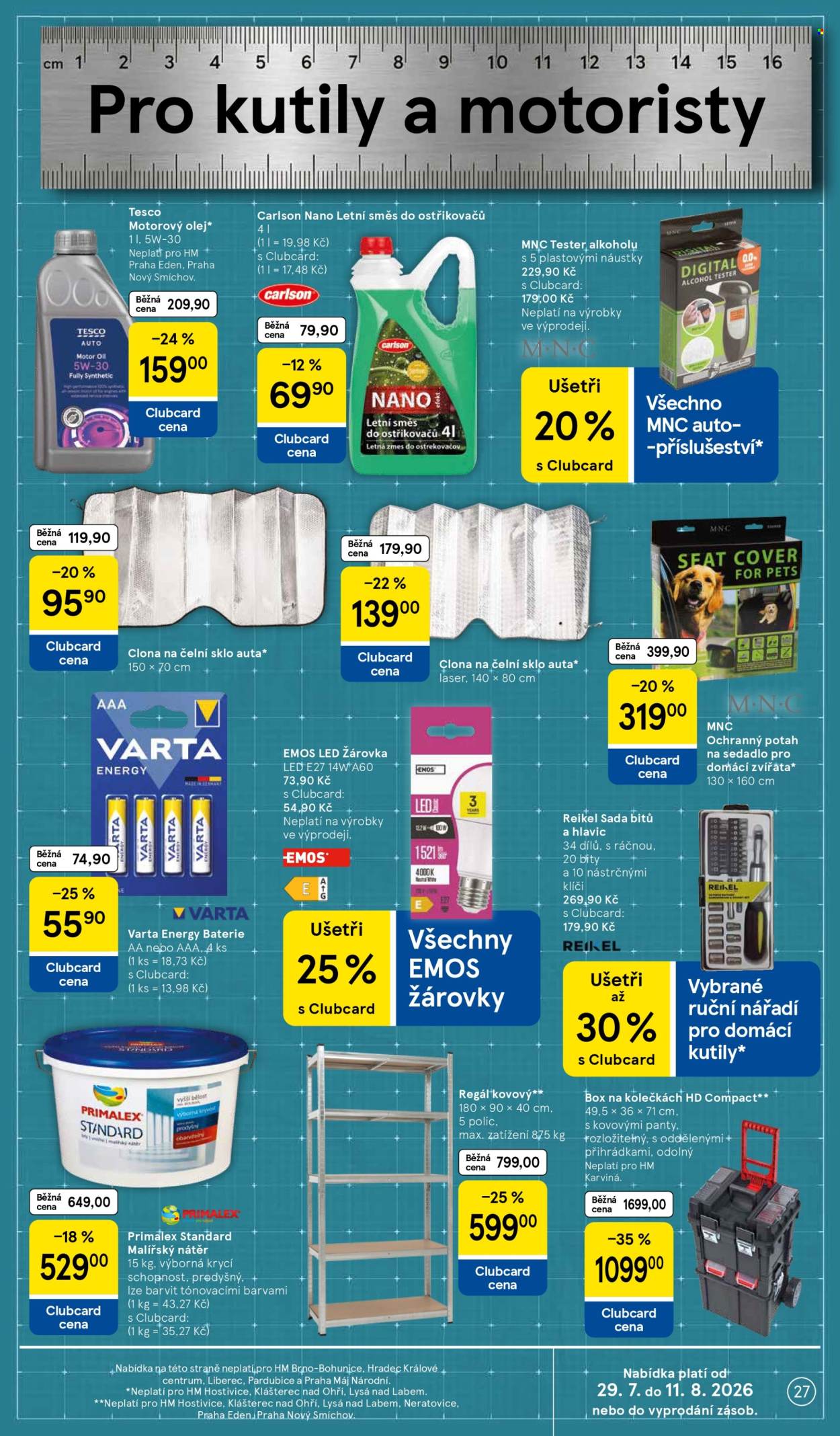 Leták TESCO - 29.7.2026 - 4.8.2026. Strana 27
