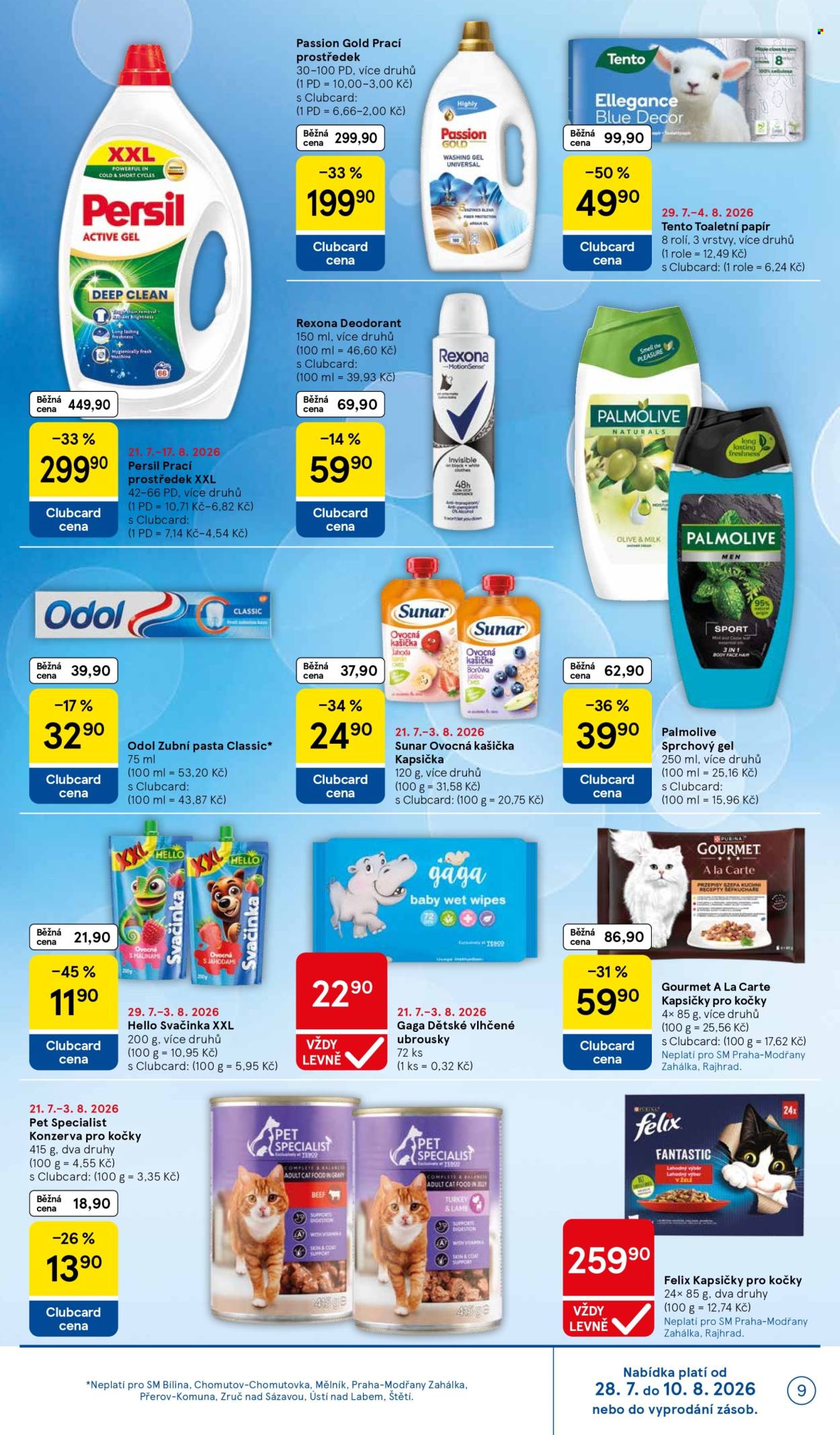 Leták TESCO supermarket - 29.7.2026 - 4.8.2026. Strana 9