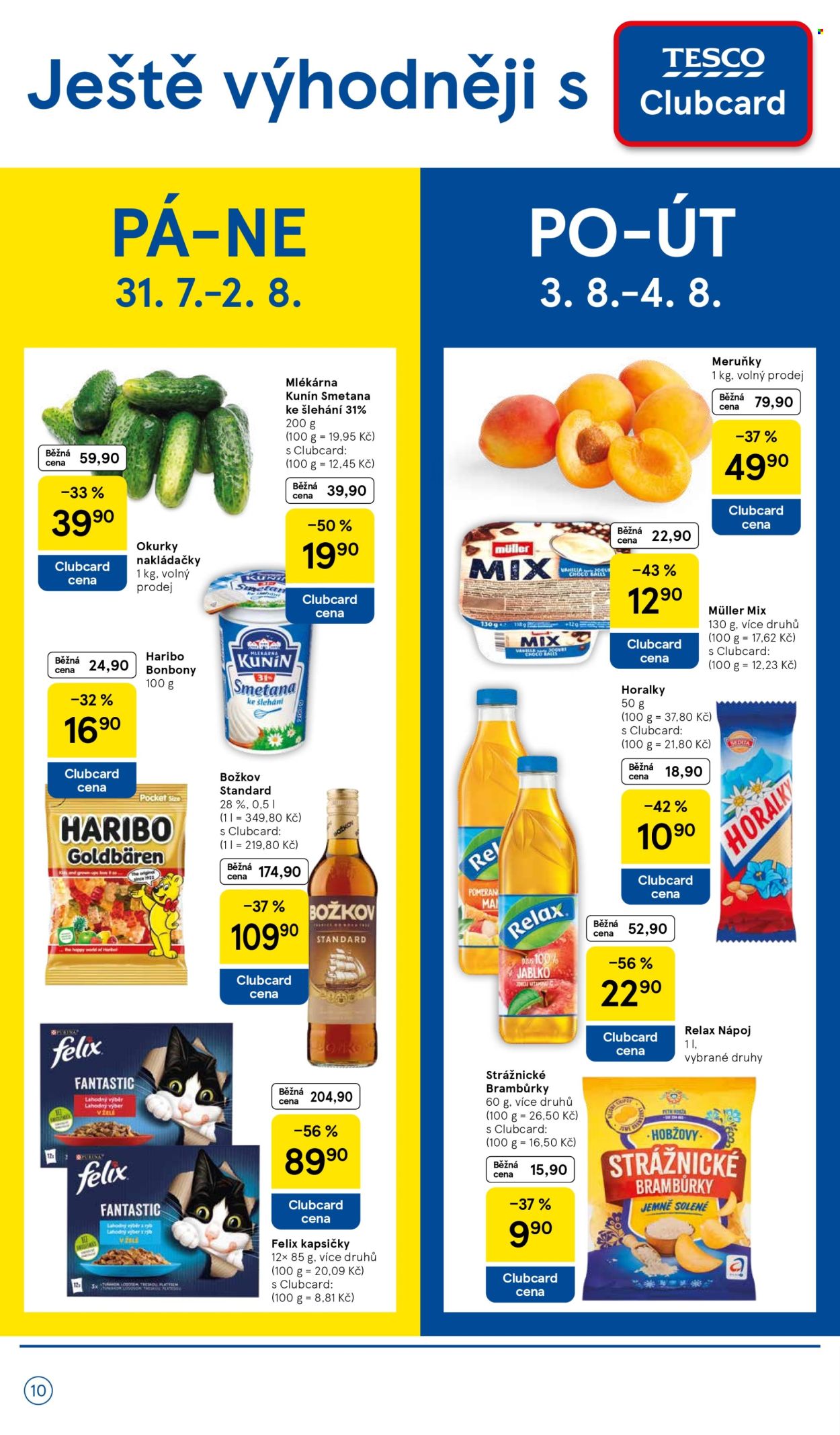 Leták TESCO supermarket - 29.7.2026 - 4.8.2026. Strana 10