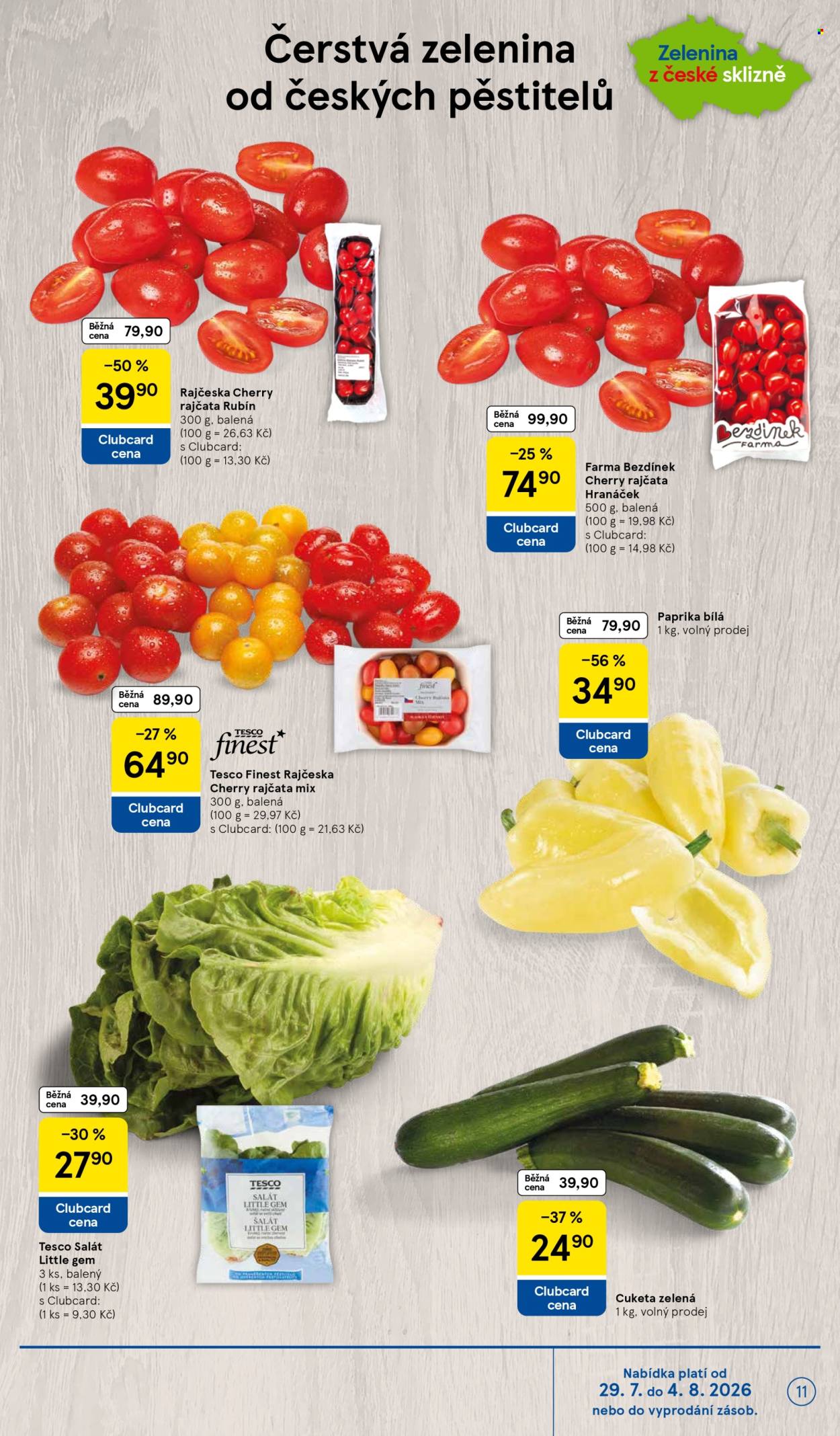 Leták TESCO supermarket - 29.7.2026 - 4.8.2026. Strana 11