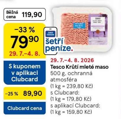 Tesco Krůtí mleté maso