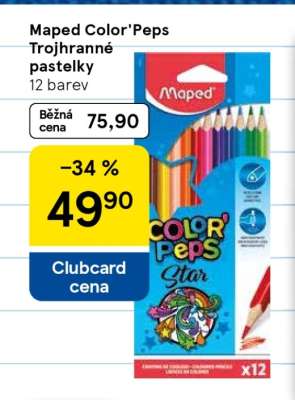 Maped Color' Peps Trojhranné pastelky