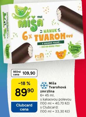 Míša Tvarohová zmrzlina