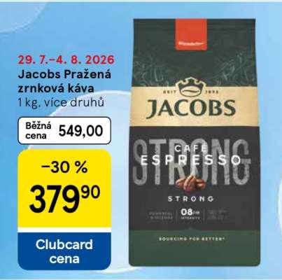Jacobs Pražená zrnková káva