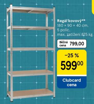 REGÁL KOVOVÝ*