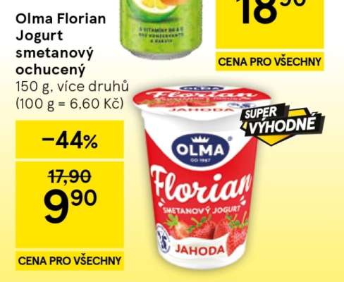 Olma Florian Jogurt smetanový ochucený