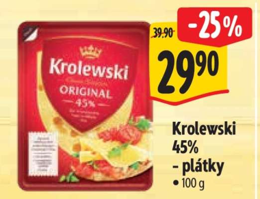 Krolewski 45% plátky