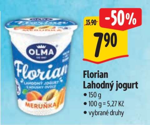 Florian lahodný jogurt