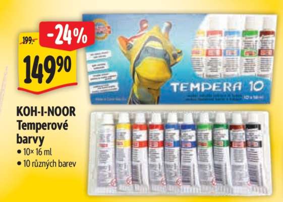 Koh-i-noor Temperové barvy