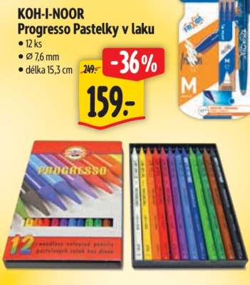 Koh-i-noor Progresso Pastelky v laku