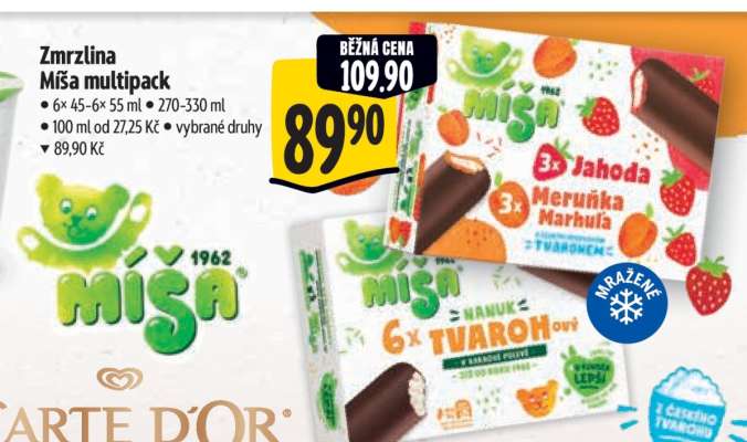 Zmrzlina Míša multipack