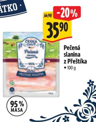 Pečená slanina z přeštíka