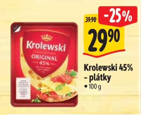 Krolewski 45% plátky