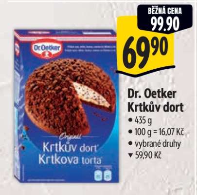 Dr. Oetker Krtekův dort