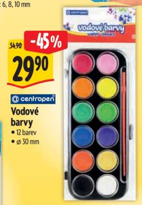 Vodové barvy